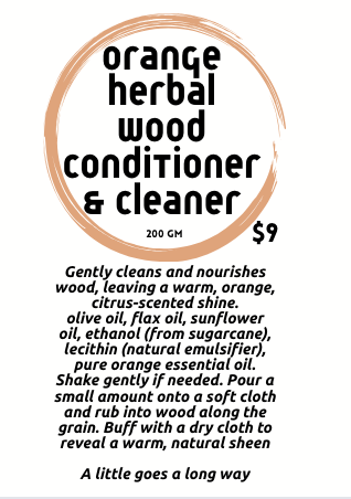 Orange Herbal Wood Oil
