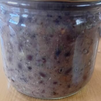 Frijoles Negros Salsa Ahumada, Black Beans Sauce (frozen)