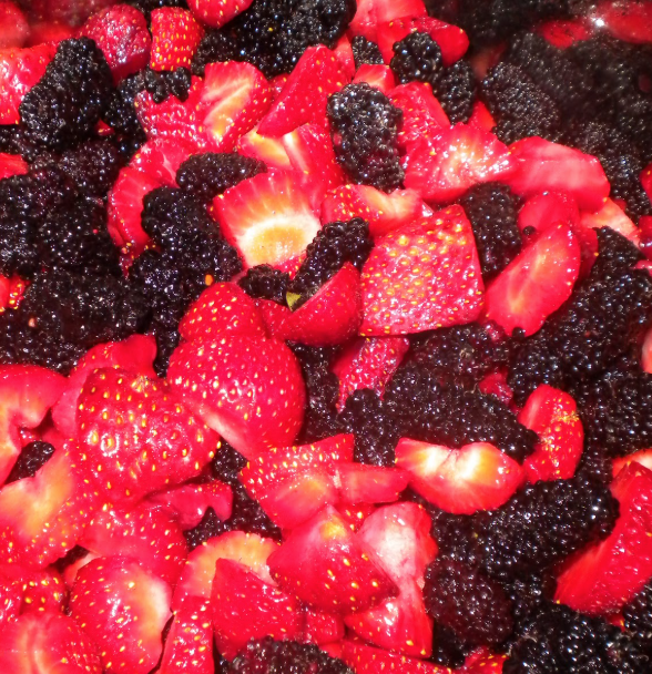 Strawberry & Mulberry Jam with Honey / Mermelada de Fresa y Mora con Miel - Image 2
