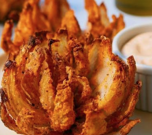 Blooming Onion, Cebolla florecida