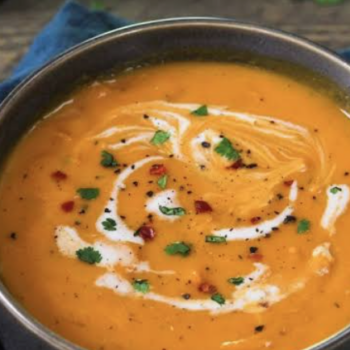 Carrot & Ginger Soup, Sopa de Zanahoria y Jengibre
