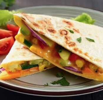 Herb Garden Quesadilla - Quesadilla de la Huerta con Hierbas