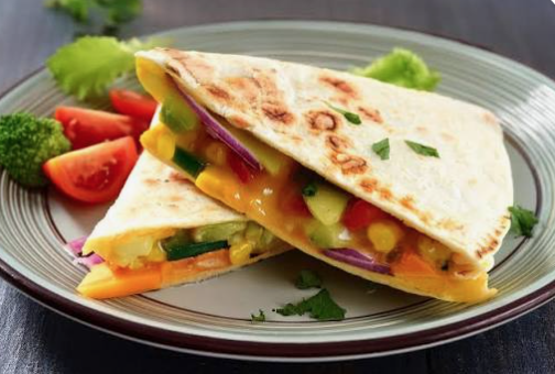 Herb Garden Quesadilla - Quesadilla de la Huerta con Hierbas