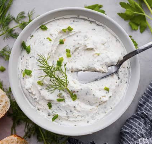 Herbed Cream Cheese Dip - Dip de Queso Crema con Hierbas