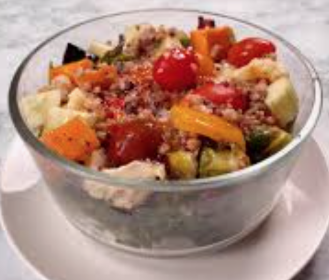 Seasonal Veggies Sauteed, Vegetales de temporada salteados